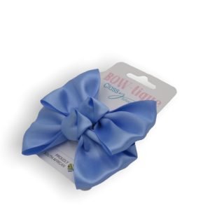 HAIR PIN BOW TWIN SKY
