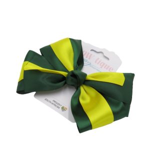 HAIR PIN BOW LRG B/Y TT