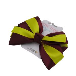 HAIR PIN BOW LRG M/Y TT