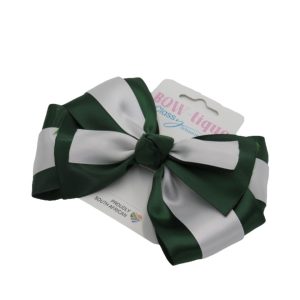 HAIR PIN BOW LRG B/W TT