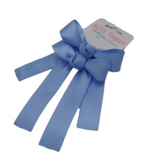 HAIR PIN BOW LONG TALE SKY
