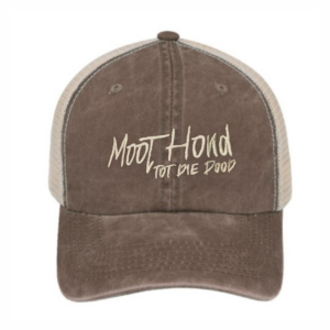 MOOT HOND CAP EMBROIDERY BROWN