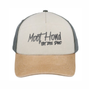 MOOT HOND CAP EMBROIDERY CHARC/ MUSTARD
