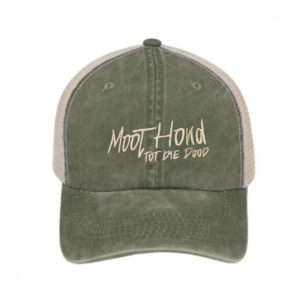 MOOT HOND CAP EMBROIDERY OLIVE