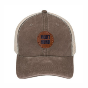 MOOT HOND CAP ROUND LEATHER BROWN