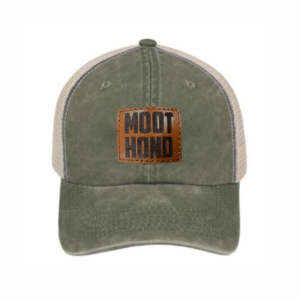 MOOT HOND CAP LARGE LEATHER OLIVE